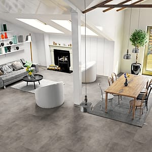 Pvc vloer Pure Tile 8506 Basalt Light Grey
